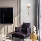 Veyrenonna Alabaster Wall Light-Moonnatur