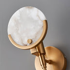 Fenrenaelle Alabaster Wall Light-Moonnatur