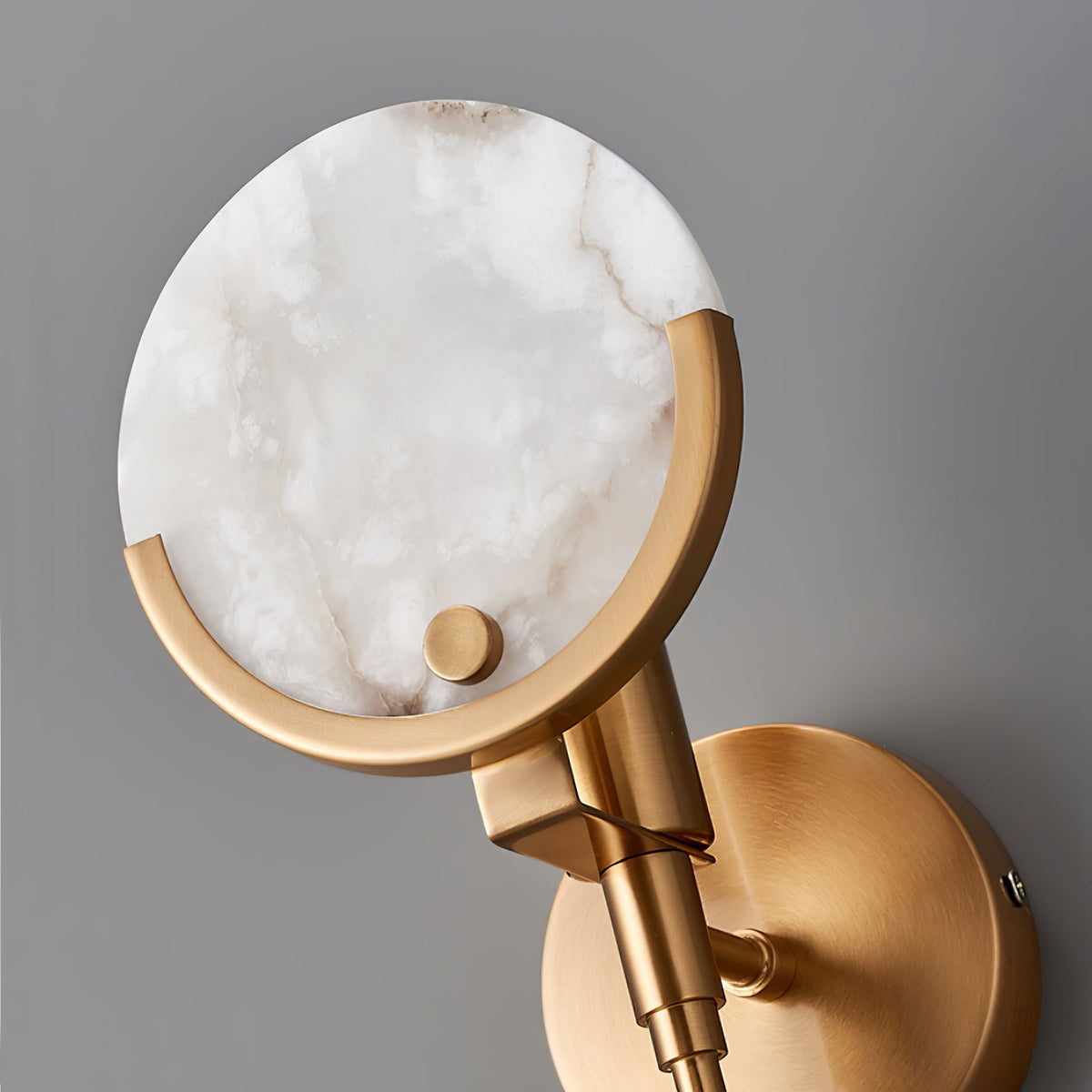 Fenrenaelle Alabaster Wall Light-Moonnatur