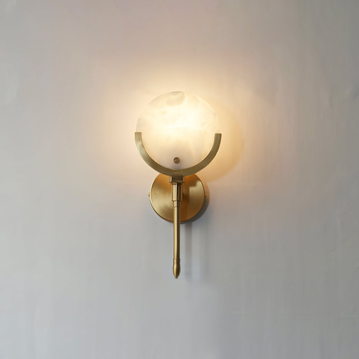 Fenrenaelle Alabaster Wall Light-Moonnatur