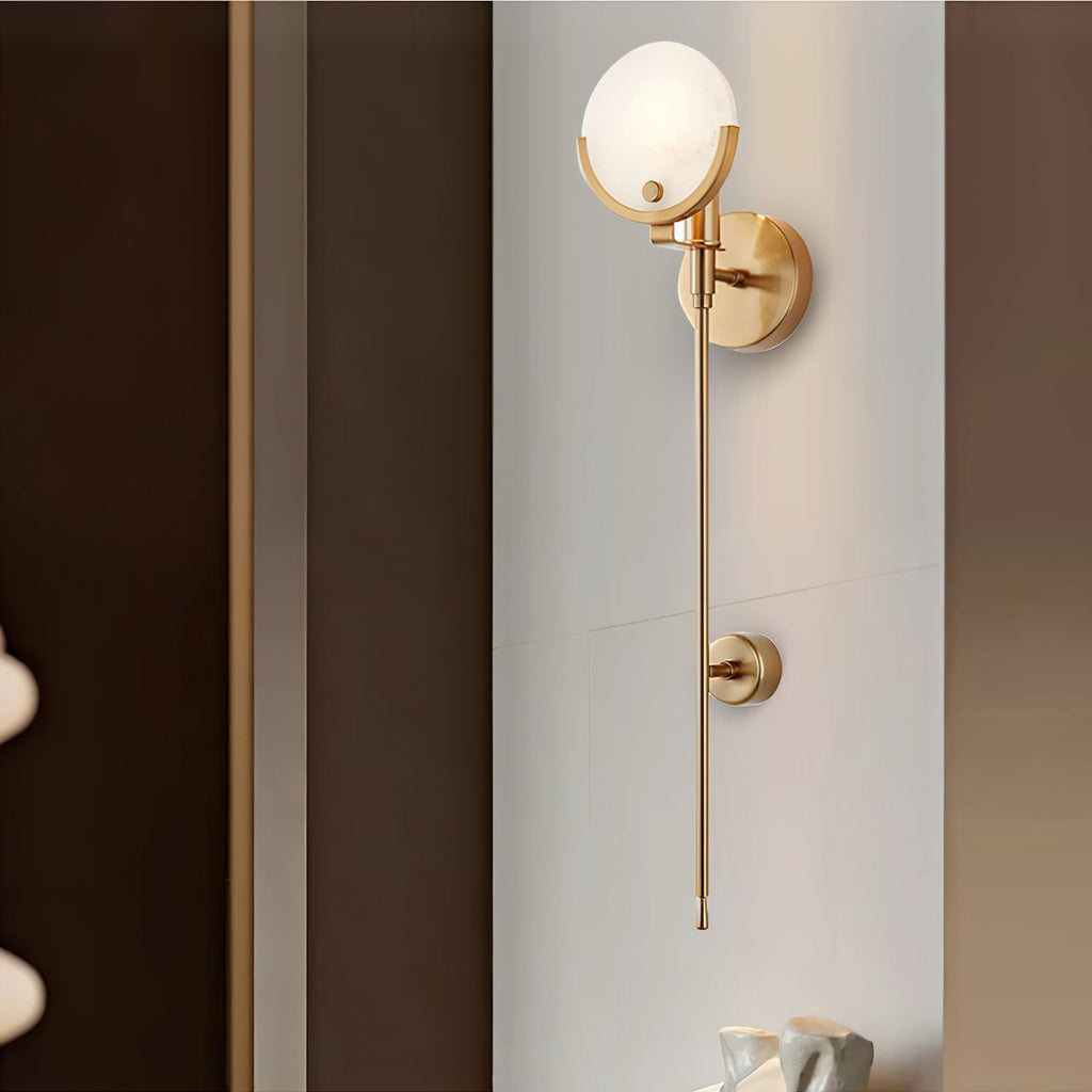 Veyrenonna Alabaster Wall Light-Moonnatur