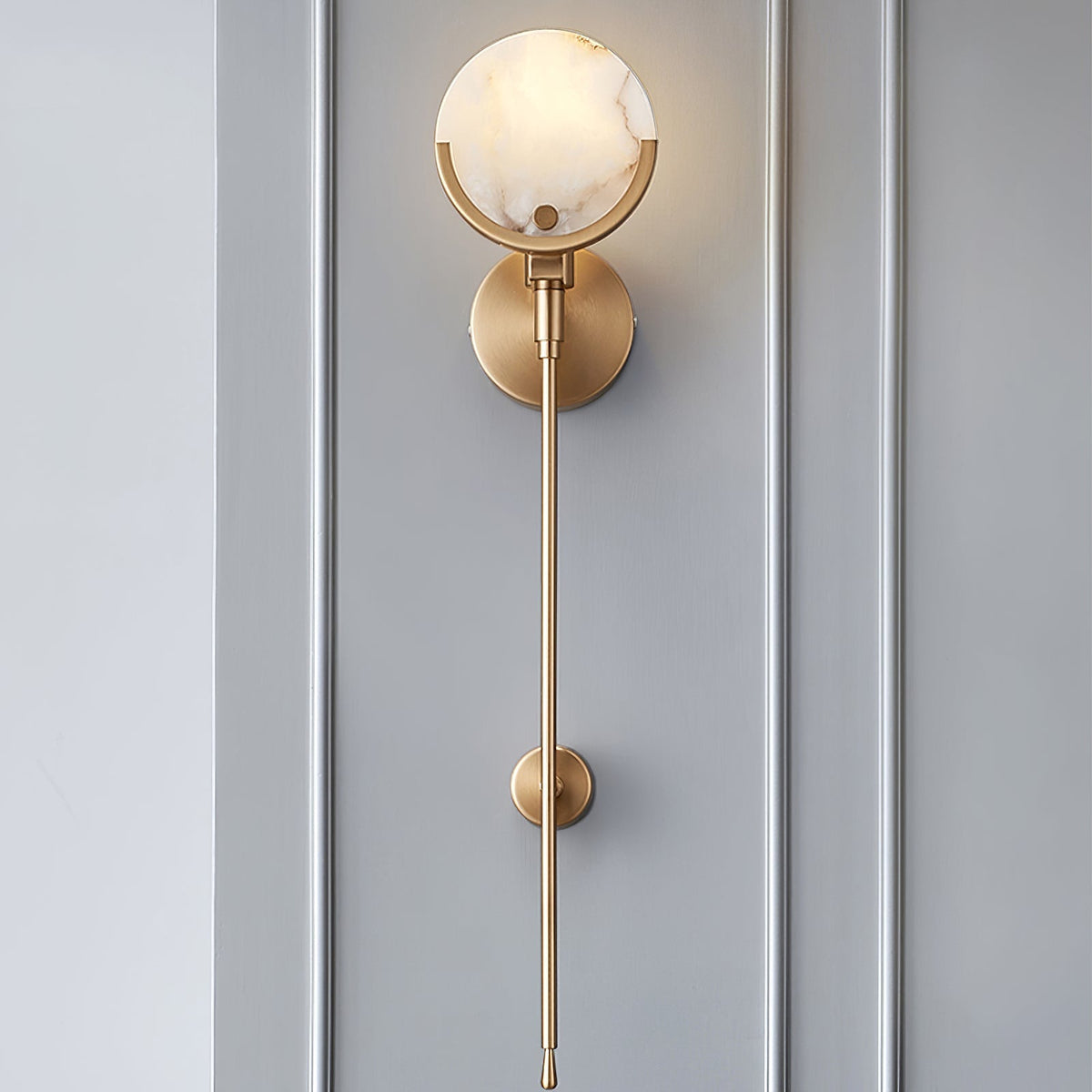 Veyrenonna Alabaster Wall Light-Moonnatur