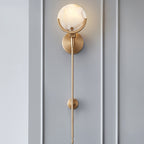 Savenara Alabaster Wall Light-Moonnatur