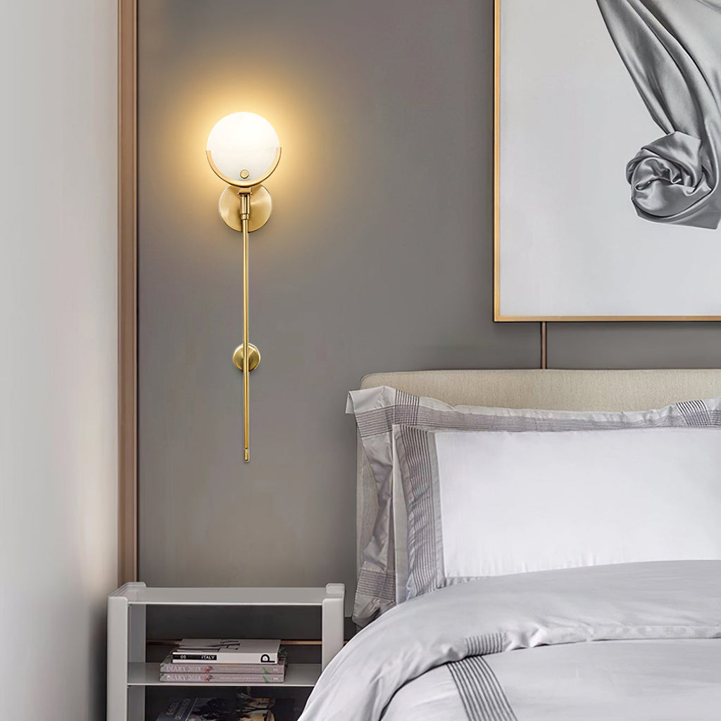 Savenara Alabaster Wall Light-Moonnatur