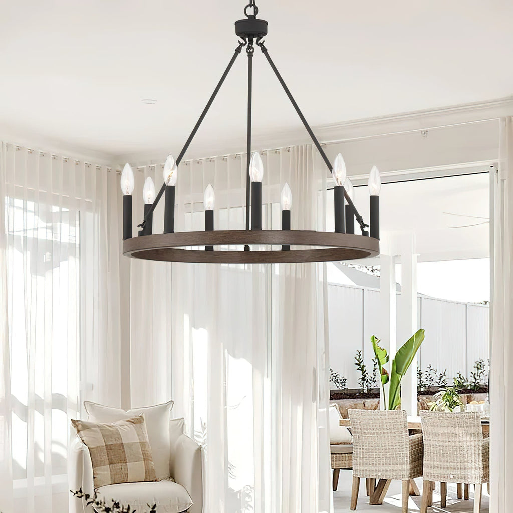 Rovenelis Iron Chandelier-Moonnatur