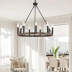 Rovenelis Iron Chandelier-Moonnatur