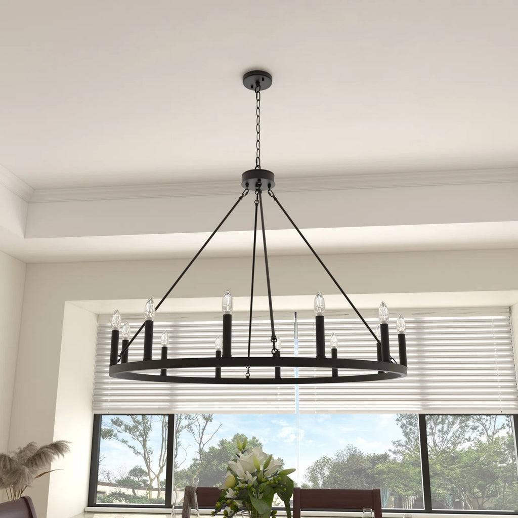 Rovenelis Iron Chandelier-Moonnatur