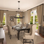 Rovenelis Iron Chandelier-Moonnatur