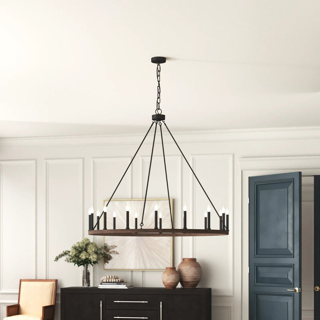 Rovenelis Iron Chandelier-Moonnatur