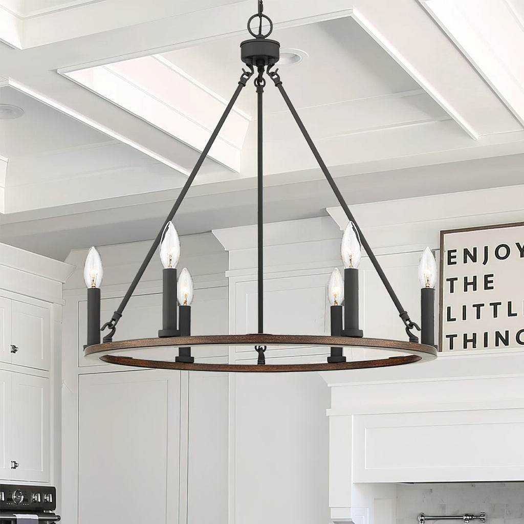 Rovenelis Iron Chandelier-Moonnatur