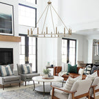 Rovenelis Iron Chandelier-Moonnatur