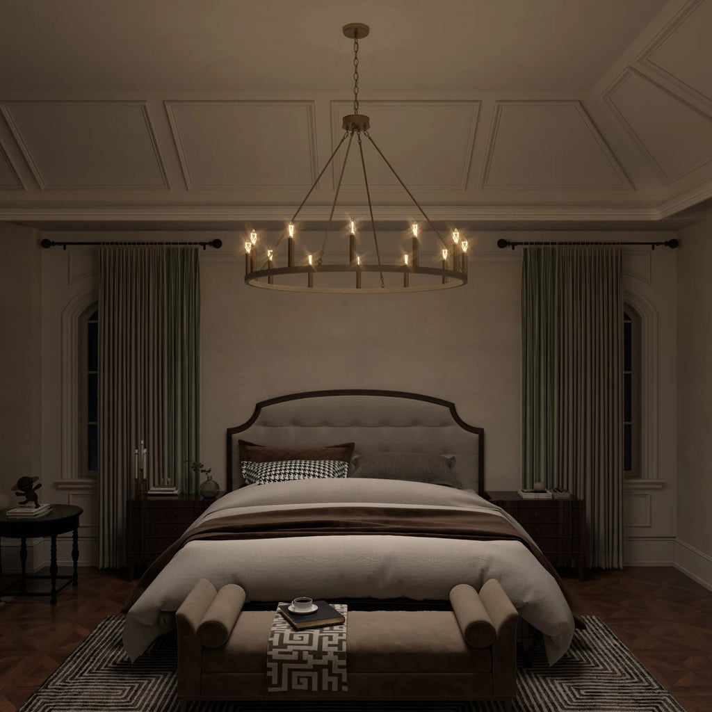 Rovenelis Iron Chandelier-Moonnatur