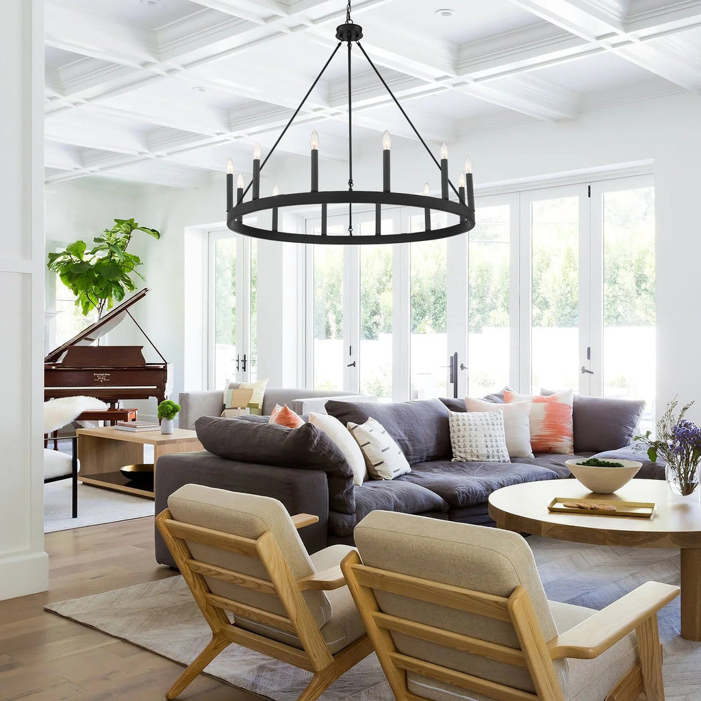 Rovenelis Iron Chandelier-Moonnatur