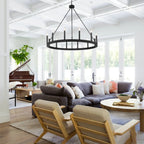 Rovenelis Iron Chandelier-Moonnatur