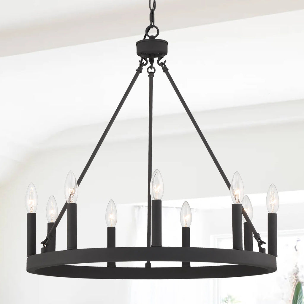 Rovenelis Iron Chandelier-Moonnatur
