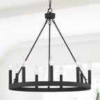 Rovenelis Iron Chandelier-Moonnatur