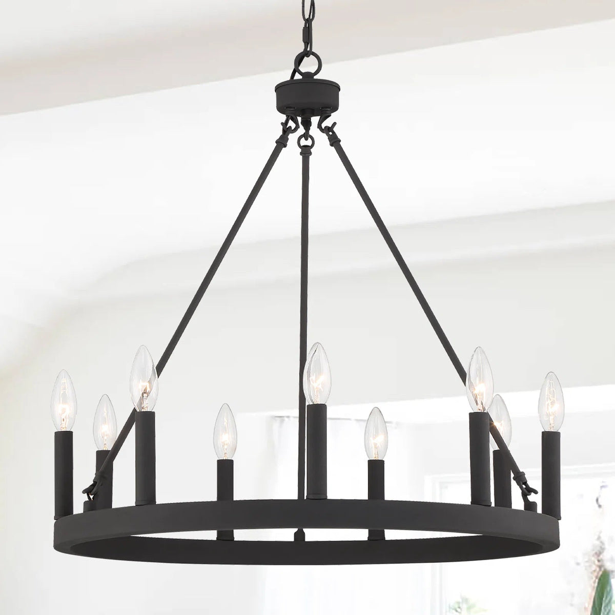 Rovenelis Iron Chandelier-Moonnatur