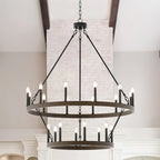 Rovenelis Iron Chandelier-Moonnatur
