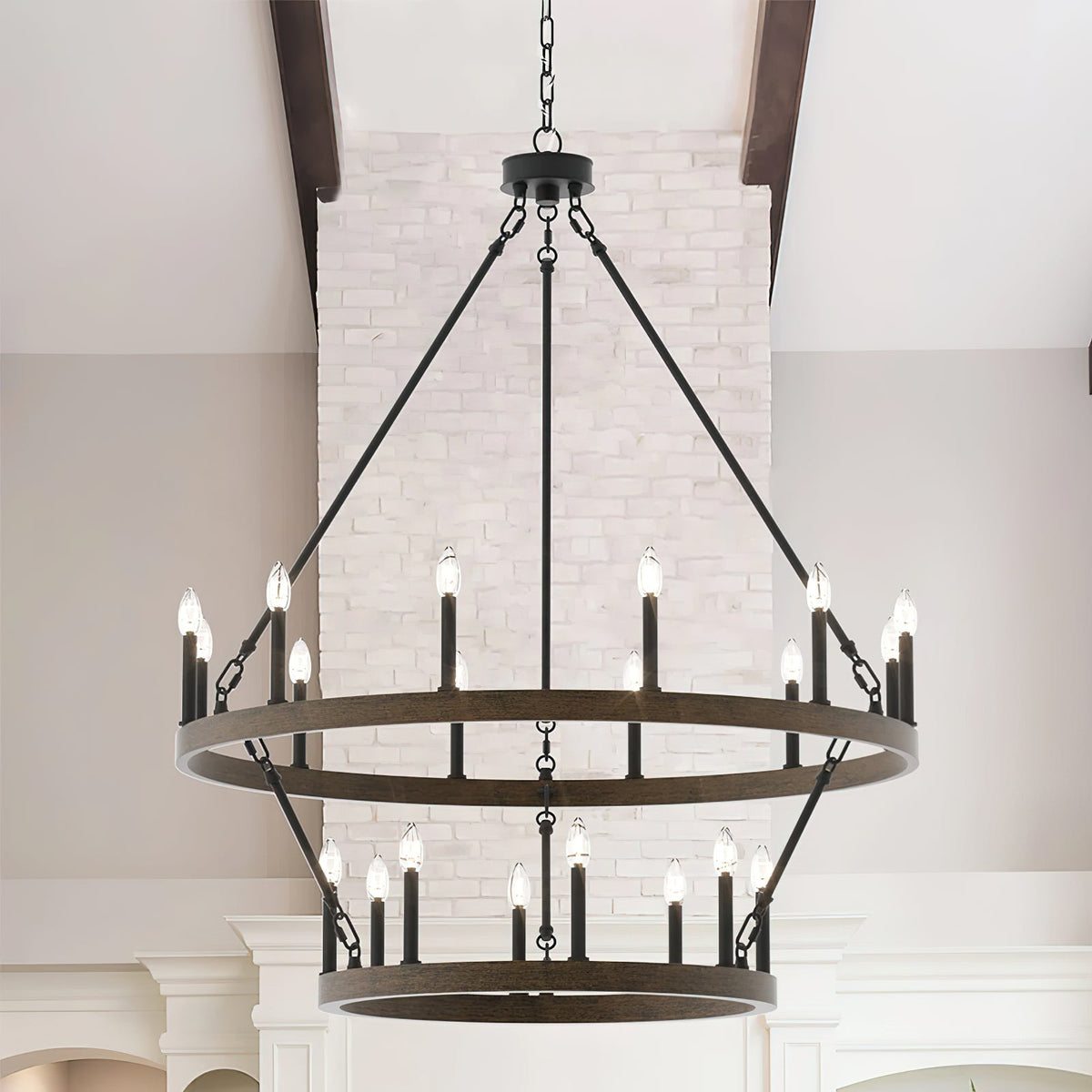 Rovenelis Iron Chandelier-Moonnatur