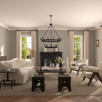 Rovenelis Iron Chandelier-Moonnatur