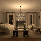 Rovenelis Iron Chandelier-Moonnatur