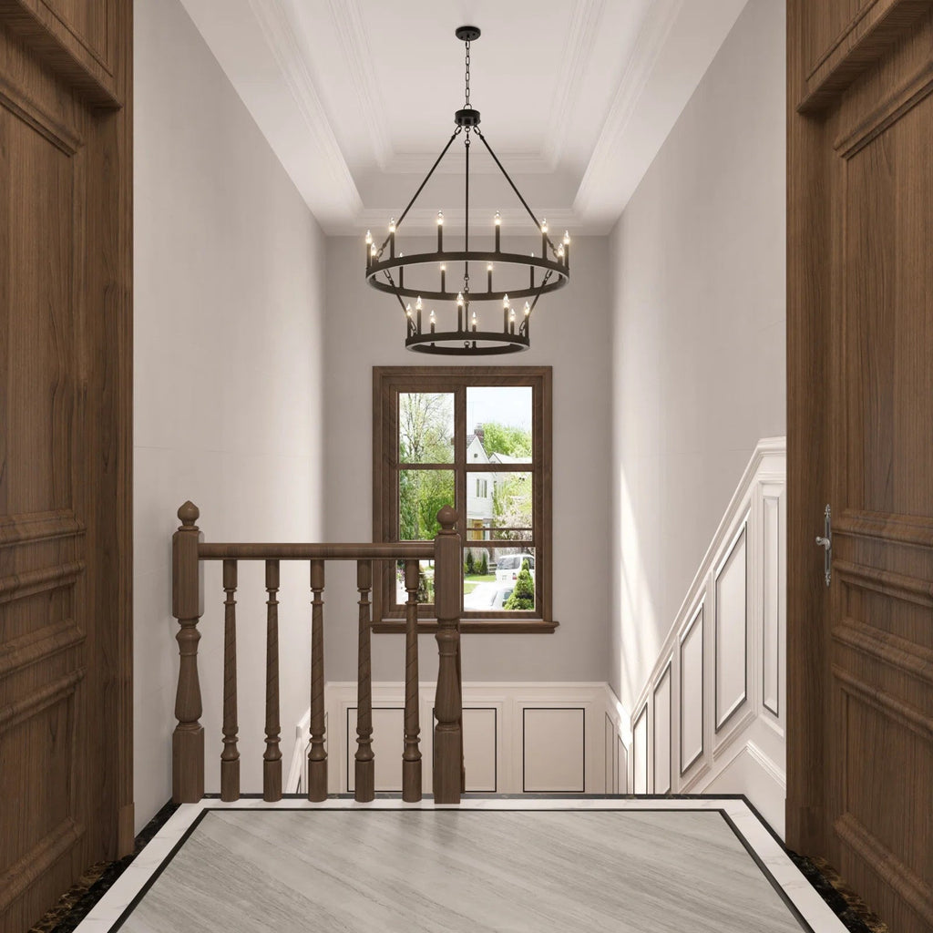 Rovenelis Iron Chandelier-Moonnatur