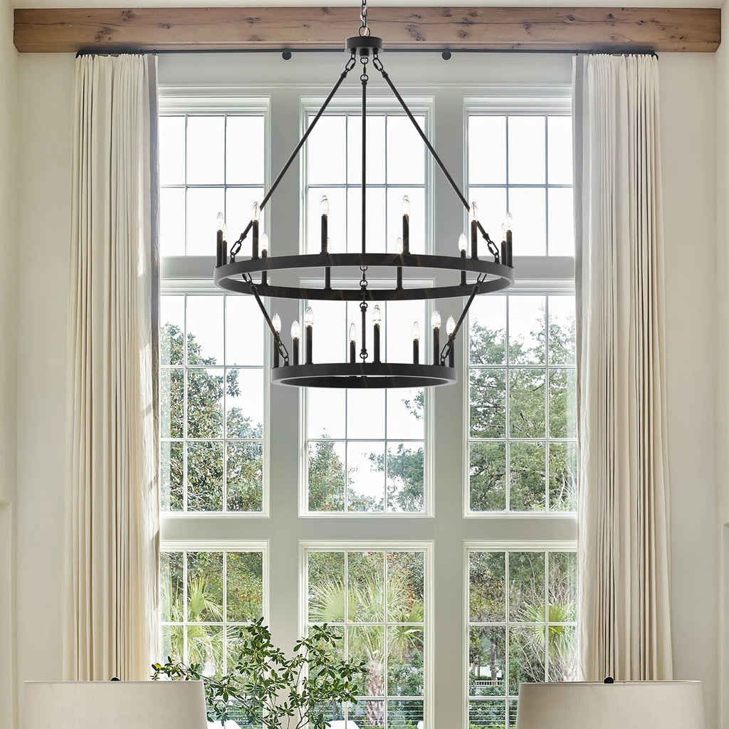 Rovenelis Iron Chandelier-Moonnatur