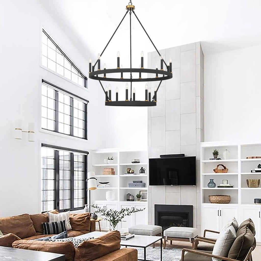 Rovenelis Iron Chandelier-Moonnatur