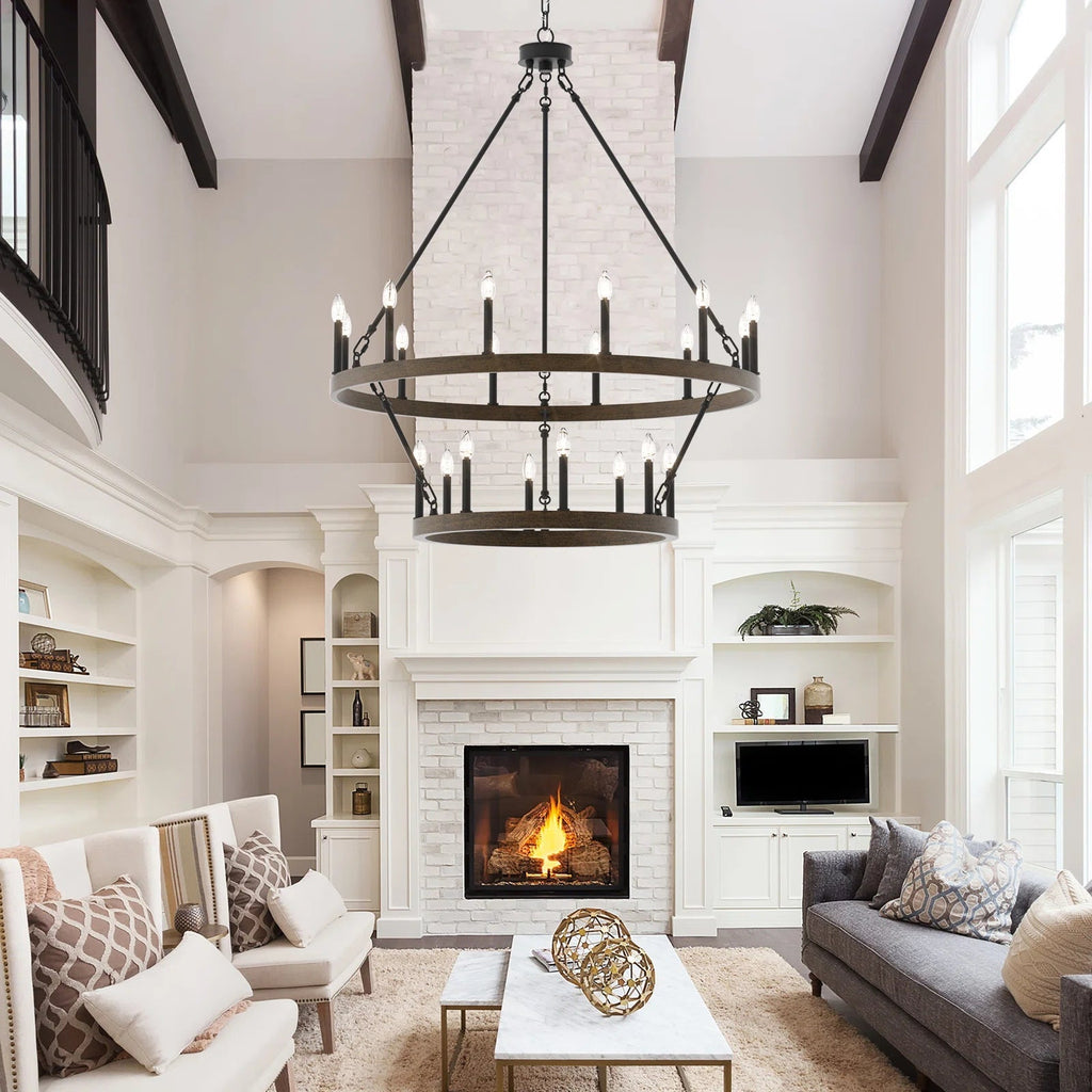 Rovenelis Iron Chandelier-Moonnatur