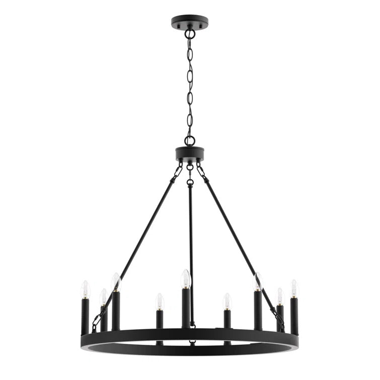 Rovenelis Iron Chandelier-Moonnatur