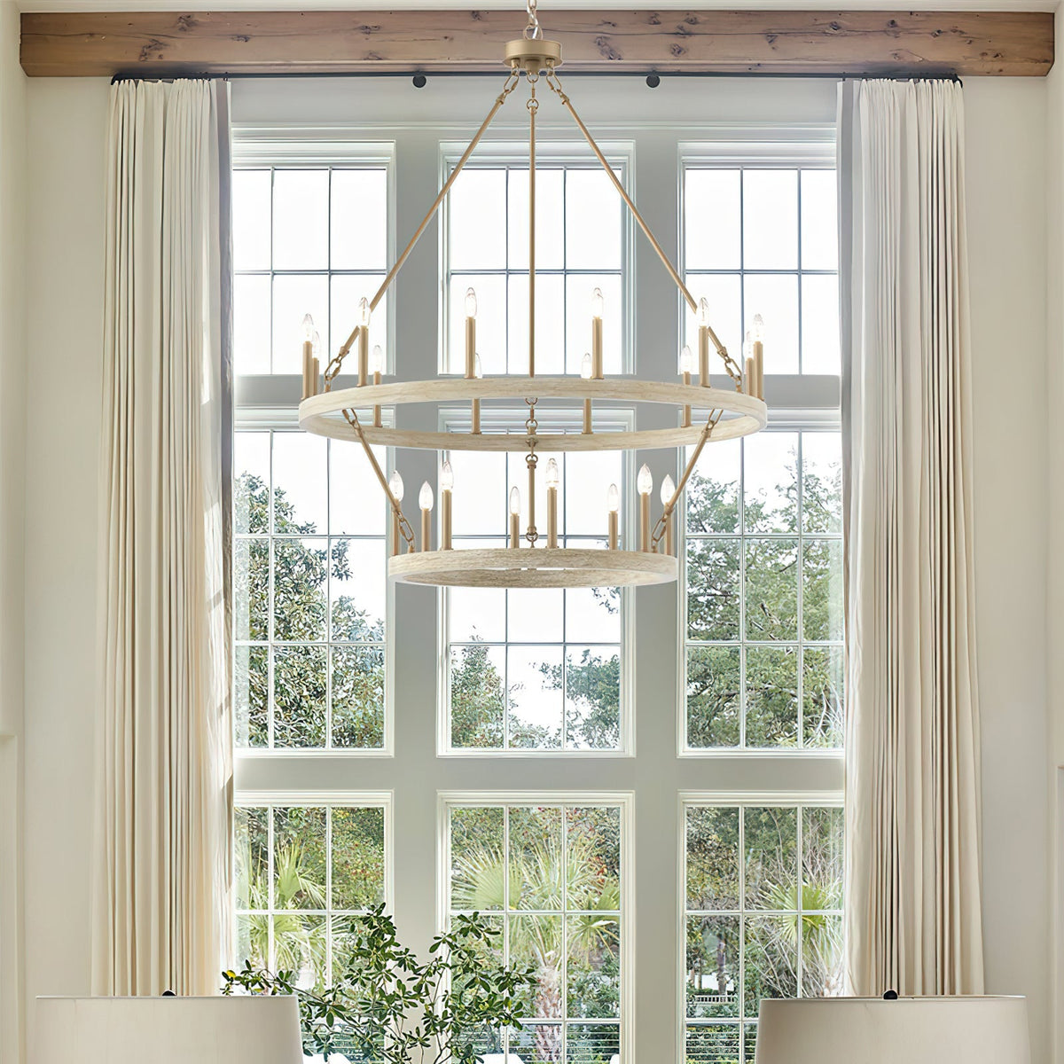 Rovenelis Iron Chandelier-Moonnatur
