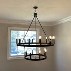 Rovenelis Iron Chandelier-Moonnatur