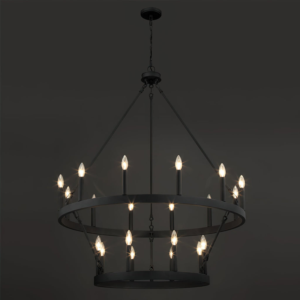Rovenelis Iron Chandelier-Moonnatur