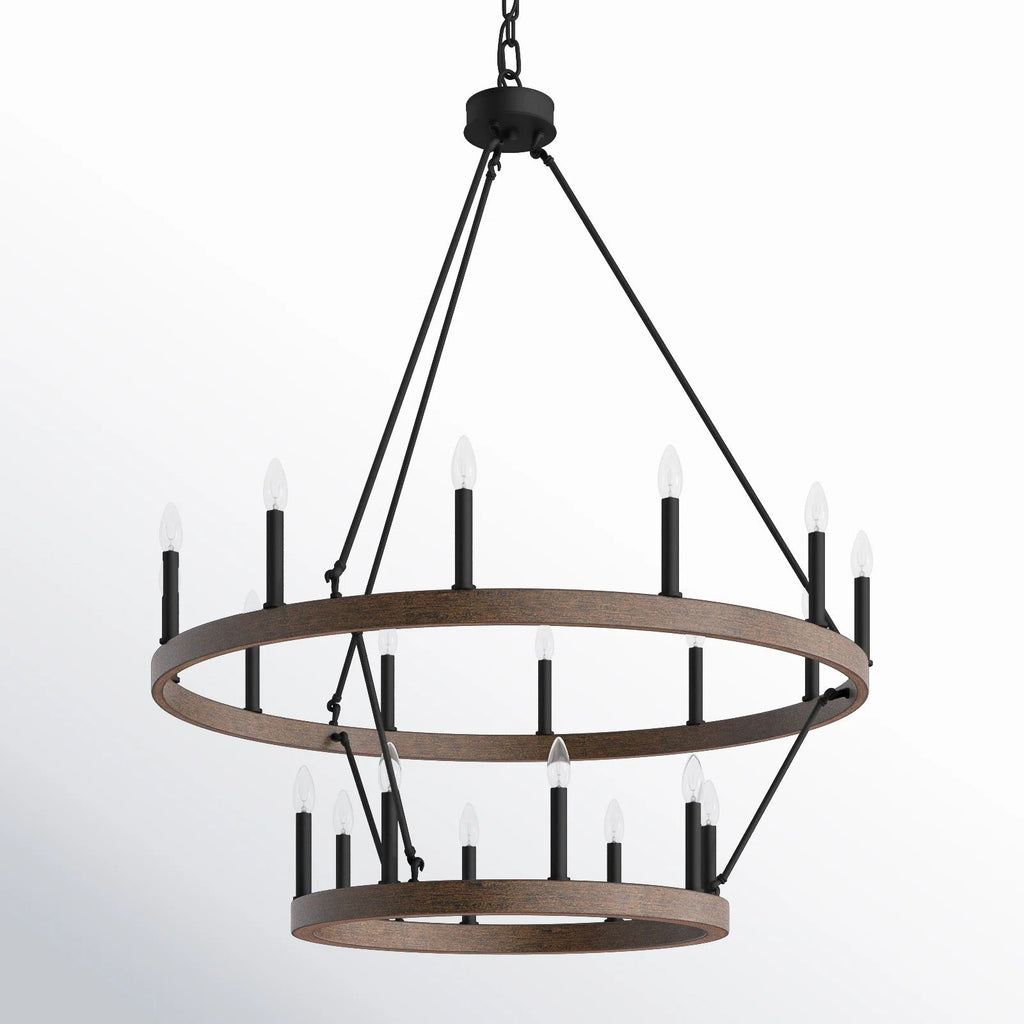 Rovenelis Iron Chandelier-Moonnatur
