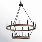 Rovenelis Iron Chandelier-Moonnatur