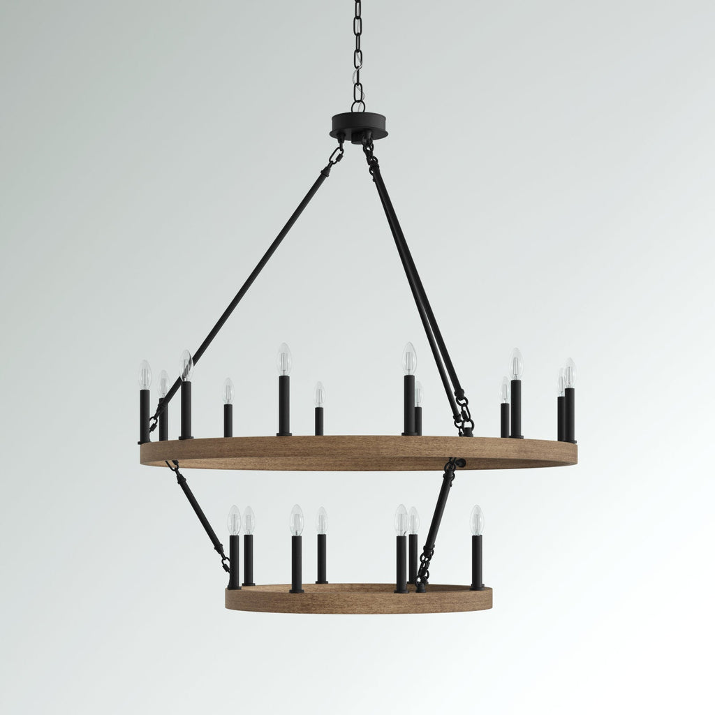 Rovenelis Iron Chandelier-Moonnatur