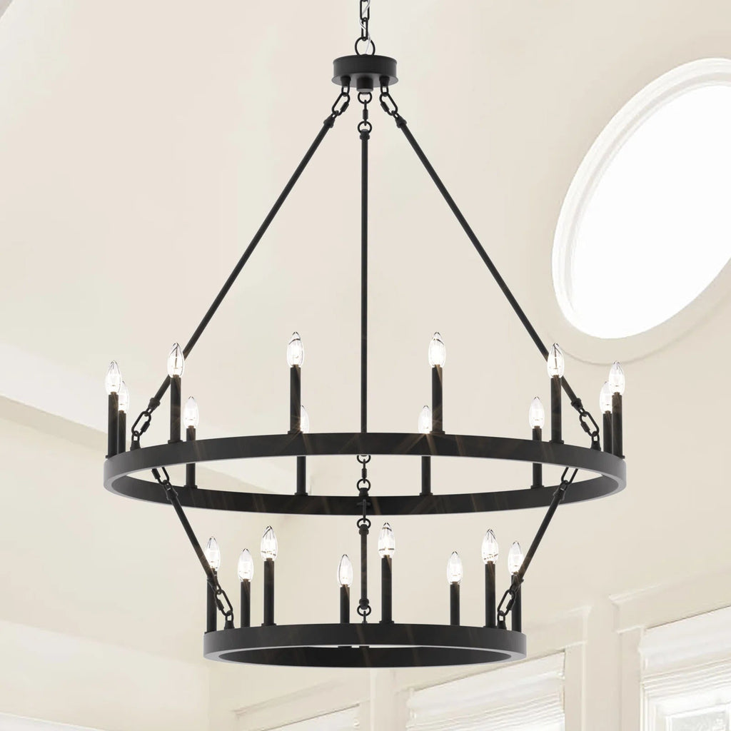 Rovenelis Iron Chandelier-Moonnatur