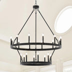 Rovenelis Iron Chandelier-Moonnatur