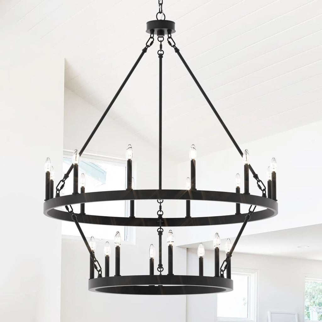 Rovenelis Iron Chandelier-Moonnatur