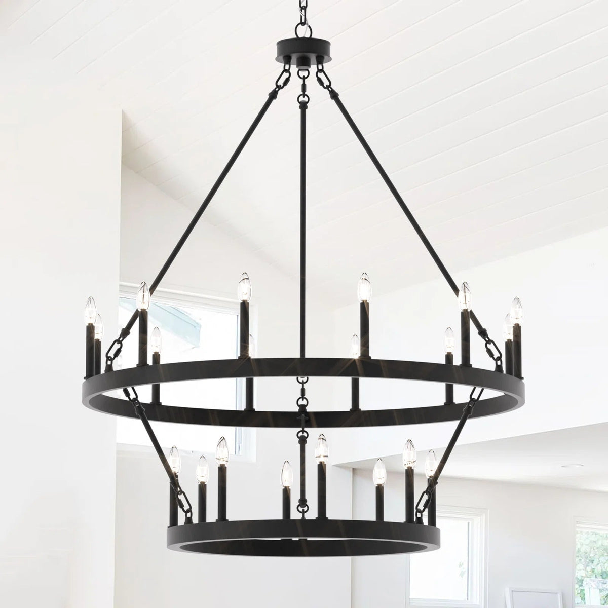 Rovenelis Iron Chandelier-Moonnatur
