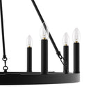 Rovenelis Iron Chandelier-Moonnatur