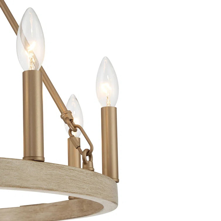 Rovenelis Iron Chandelier-Moonnatur