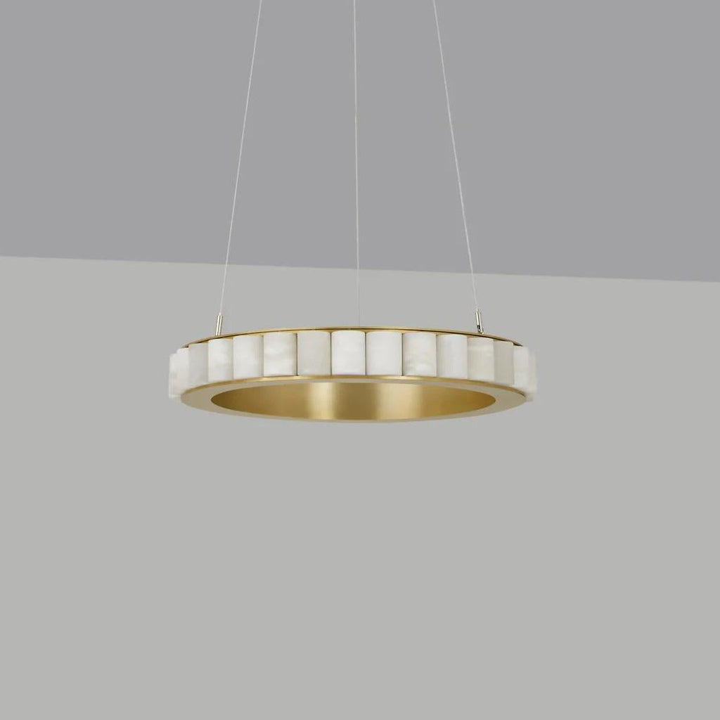 Rildenenelle Alabaster Chandelier-Moonnatur
