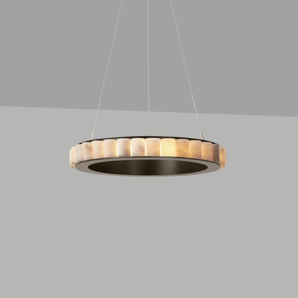 Rildenenelle Alabaster Chandelier-Moonnatur