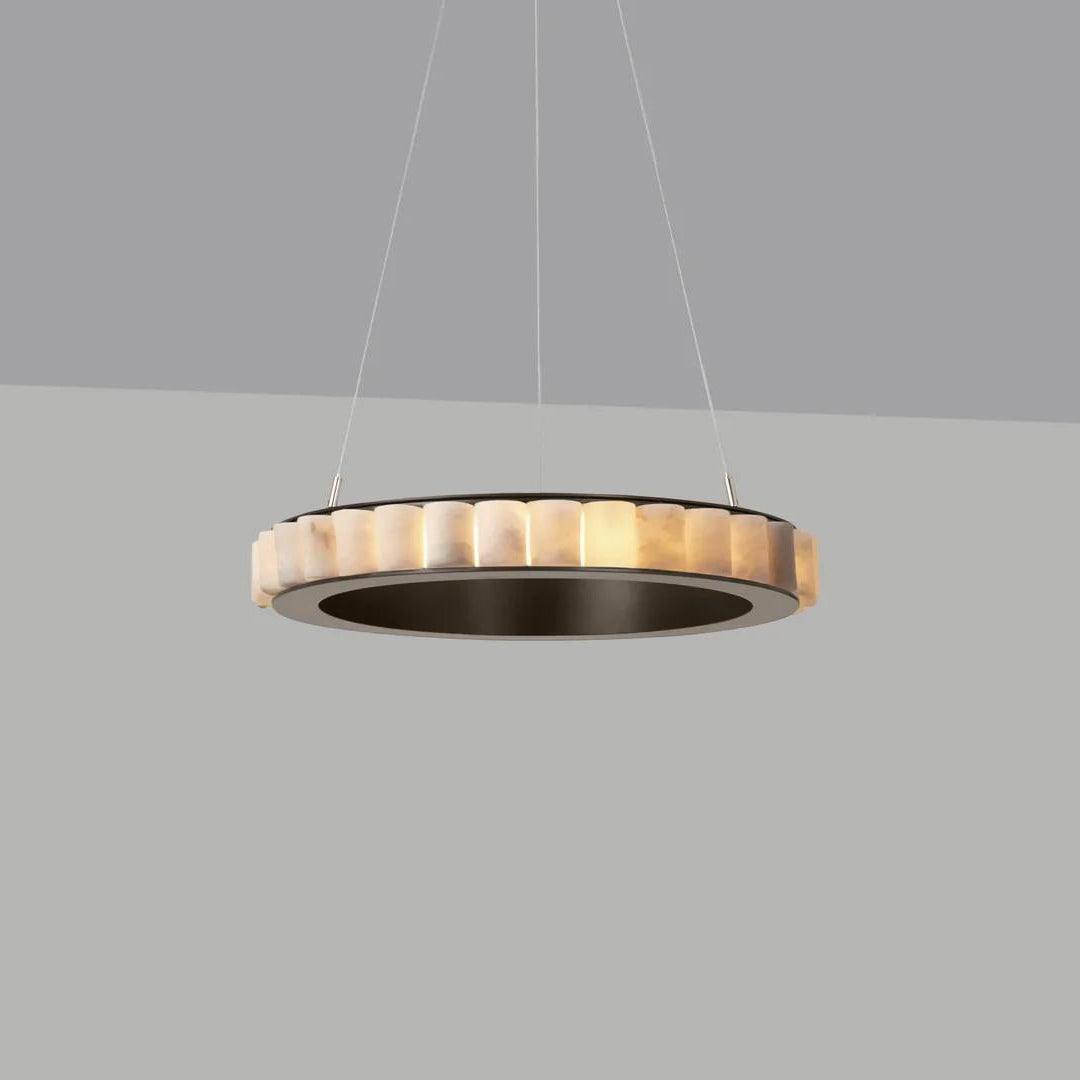 Rildenenelle Alabaster Chandelier-Moonnatur