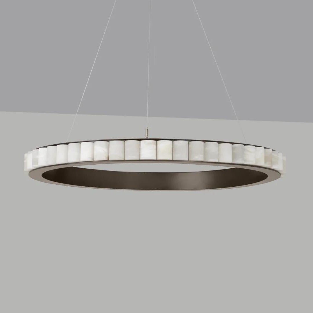 Rildenenelle Alabaster Chandelier-Moonnatur