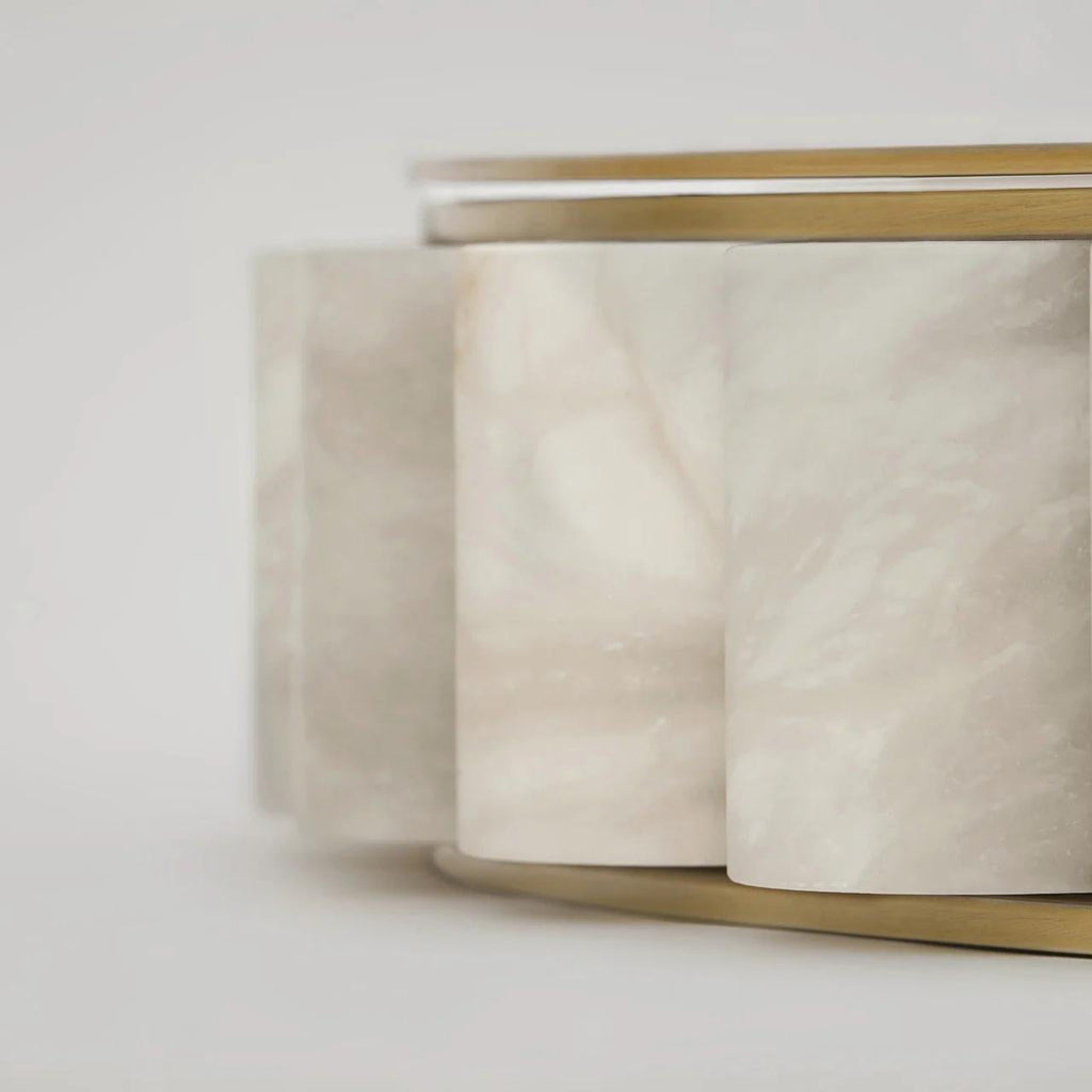 Rildenenelle Alabaster Chandelier-Moonnatur