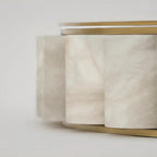 Rildenenelle Alabaster Chandelier-Moonnatur