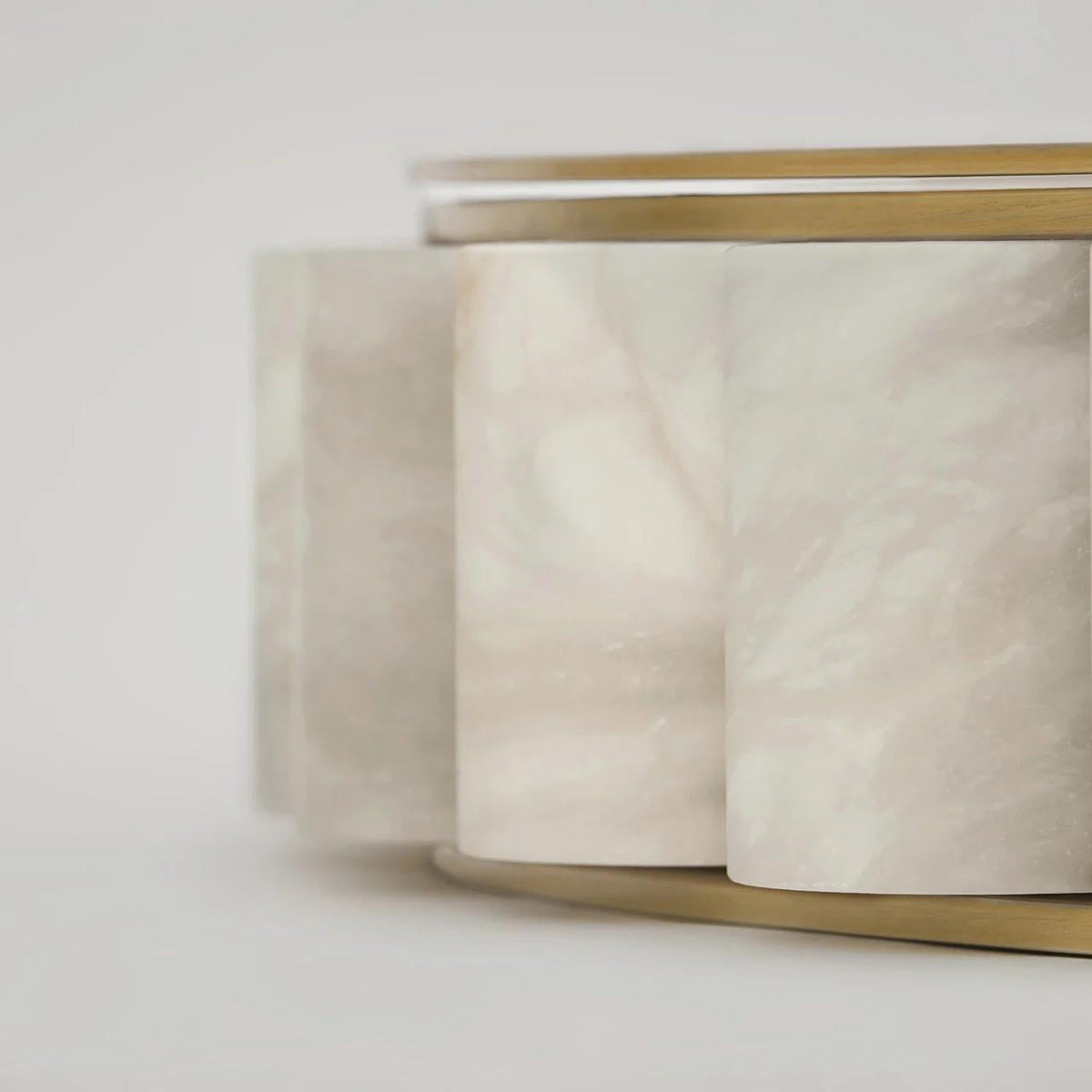 Rildenenelle Alabaster Chandelier-Moonnatur