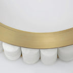 Rildenenelle Alabaster Chandelier-Moonnatur